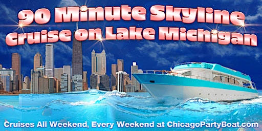 Imagem principal do evento 90 Minute Cruise on Lake Michigan | Enjoy Breathtaking Views of the Skyline