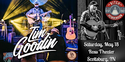 Primaire afbeelding van Tim Goodin & The Blue Gems w/ special guest Ritch Henderson