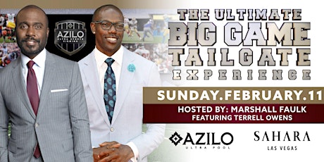 Big Game Tailgate with Marshall Faulk & Terrell Owens primary image