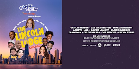 CAN’T EVEN COMEDY AND NUDGE CHICAGO COMEDY SHOW (4/19/24 & 4/20/24)