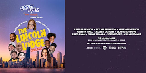 Imagem principal do evento CAN’T EVEN COMEDY AND NUDGE CHICAGO COMEDY SHOW (4/19/24 & 4/20/24)