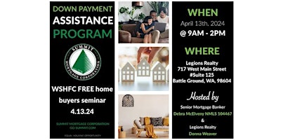 FREE Homebuyer Education Class sponsored by WSHFC primary image