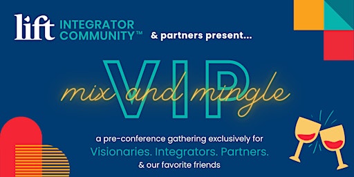 Imagen principal de VIP Pre-Conference Mix & Mingle