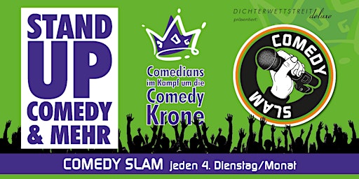 Imagem principal do evento Stand Up COMEDY SLAM TÜBINGEN: Comedians im Kampf um die Comedy Krone