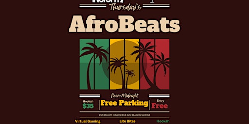 Afro Beats Thursday's At Atlanta's Only Virtual Shooting Experience! primary image