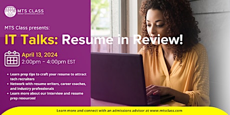 IT Talks: Resume In Review