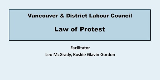 Imagem principal do evento Law of Protest
