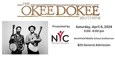 Okee Dokee Brothers Concert benefitting The Northfield Youth Choirs