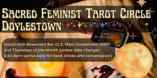 Image principale de Sacred Feminist Tarot Circle • Doylestown