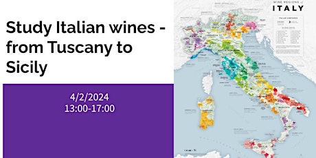 Imagen principal de [FULL] Study Italian wines - from Tuscany to Sicily