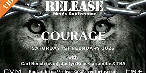 Imagem principal do evento RELEASE 2025 COURAGE Men's Christian Conference