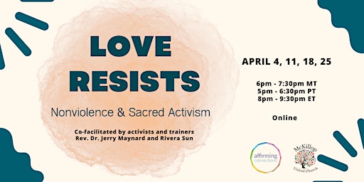 Love Resists: Nonviolence & Sacred Activism  primärbild