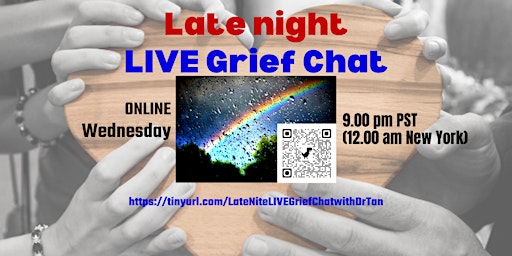 Imagen principal de Free LIVE Grief Chat with Dr. Tan