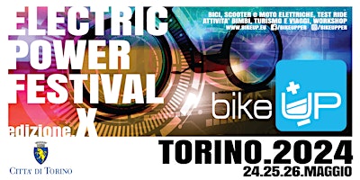 BikeUP "electric power festival"  TORINO 2024  primärbild
