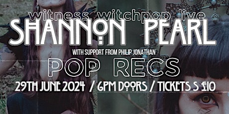 Shannon Pearl live at PopRecs (+ Philip Jonathan)