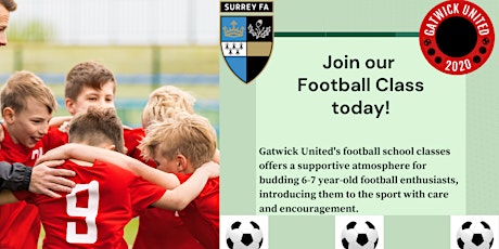 U8 Football Class Sunday morning in Horley in April