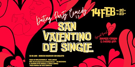 DATING PARTY COMEDY 2.0 - San Valentino dei single primary image