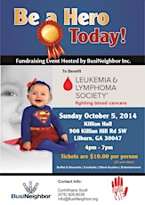 Be a Hero Today! Fundraiser for the Leukemia and Lymphoma Society primary image