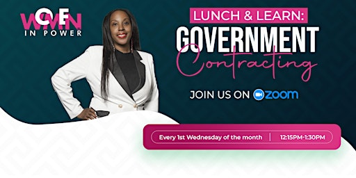 Primaire afbeelding van Lunch & Learn: Government Contracting