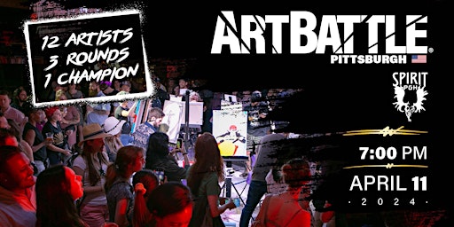 Primaire afbeelding van Art Battle Pittsburgh - April 11, 2024