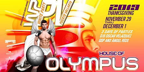 White Party Puerto Vallarta Thanksgiving Weekend 2019- HOUSE OF OLYMPUS primary image