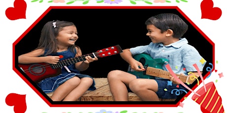 Basic guitar playing class for children