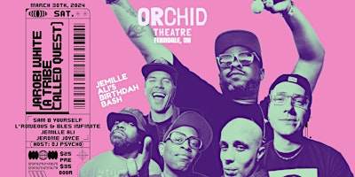 Immagine principale di Jarobi White (A Tribe Called Quest) at Orchid Theatre 