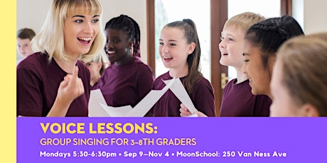 Voice Lessons for Grades 3–8th primary image