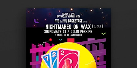 Pyg & Pyg Backstage with Nightmares On Wax, Soundmate31 & Colin Perkins primary image