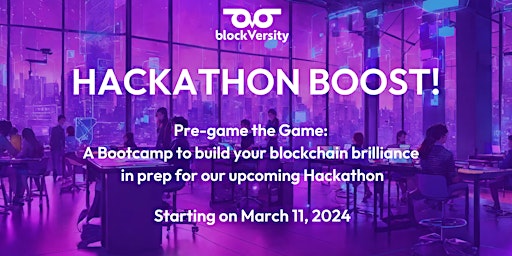 "BLOCKCHAIN MEETS AI" A blockVersity FREE BOOT CAMP primary image