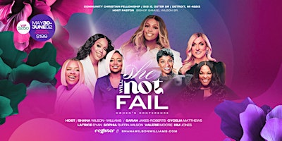 She Will Not Fail Women's Conference primary image