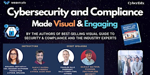 Imagem principal do evento Cybersecurity & Compliance, Certified in Cybersecurity Prep - Visual