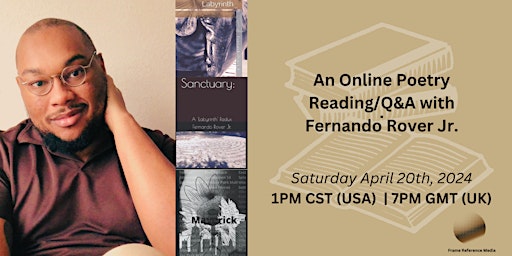 Primaire afbeelding van An Online Poetry Reading/Q&A with Fernando Rover Jr.