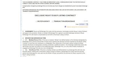 Primaire afbeelding van In Depth Buyer Agency Agreements & Disclosures