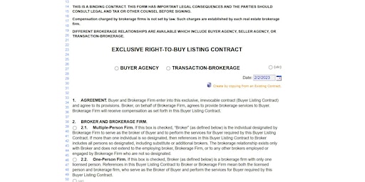 Hauptbild für In Depth Buyer Agency Agreements & Disclosures
