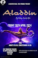 Imagem principal do evento Aladdin presented by Leicester Vocal Tech Academy