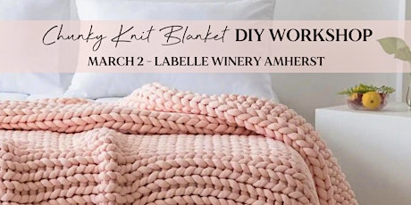 Spring Chunky Knit Blanket DIY Workshop at LaBelle Winery Amherst primary image
