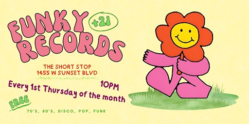Hauptbild für FUNKY RECORDS: A NIGHT OF DISCO, 80's, FUNK,  POP, BOOGIE AND DISCO HOUSE