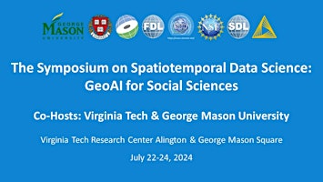 Imagem principal do evento The Symposium on Spatiotemporal Data Science: GeoAI for Social Sciences