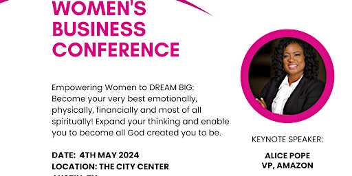 Imagen principal de DREAM BIG 2024 - Women's Business Conference