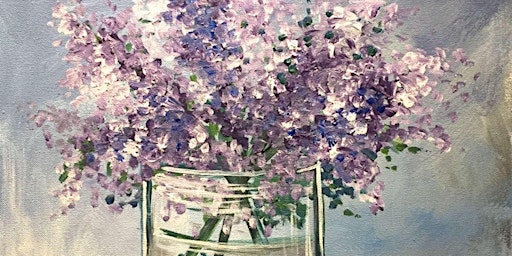 Lilacs in a Glass - Paint and Sip by Classpop!™ primary image