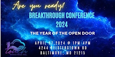 Breakthrough Conference 2024- The Year of the Open Door primary image