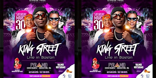 KING STREET Live on stage in Boston featuring  DJ VALMIX  primärbild