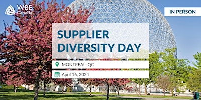 Supplier Diversity Day: Montreal, QC primary image