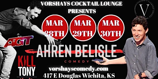 Imagen principal de Ahren Belisle live at Vorshay's!!