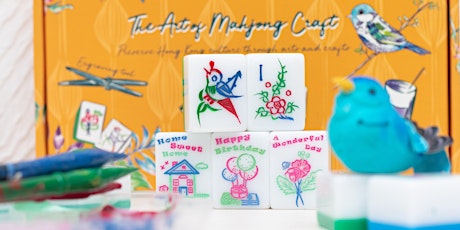 Mahjong Tile Coloring Workshop with Karen Aruba