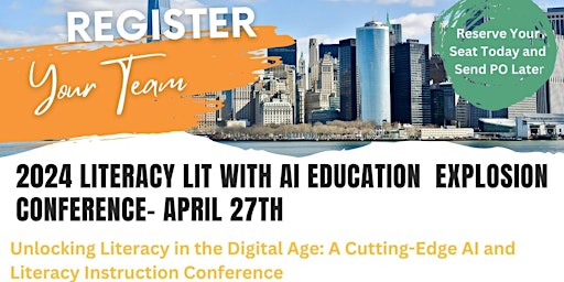 Imagem principal do evento Literacy Lit with AI  Unlocking Literacy in the Digital Age