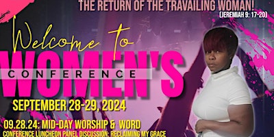 Vendor Opportunities for The Return of the Travailing Women Conference2024 primary image