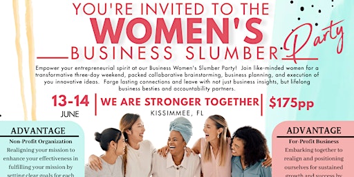 Imagem principal do evento Women's Business Slumber Party