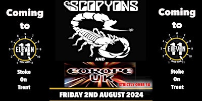 Imagen principal de Scopyons AND Europe UK live at Eleven Stoke